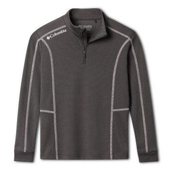 Columbia Omni-Wick Shotgun Quarter Zip Long Sleeve, Sudaderas Grises Para Niño | 854930-FYL